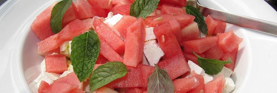 Wassermelonen-Feta Salat