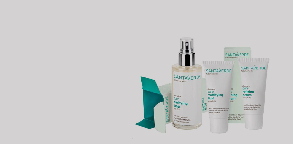 Neue Santaverde Produktlinie: Beruhigende Pflege gegen unreine Haut